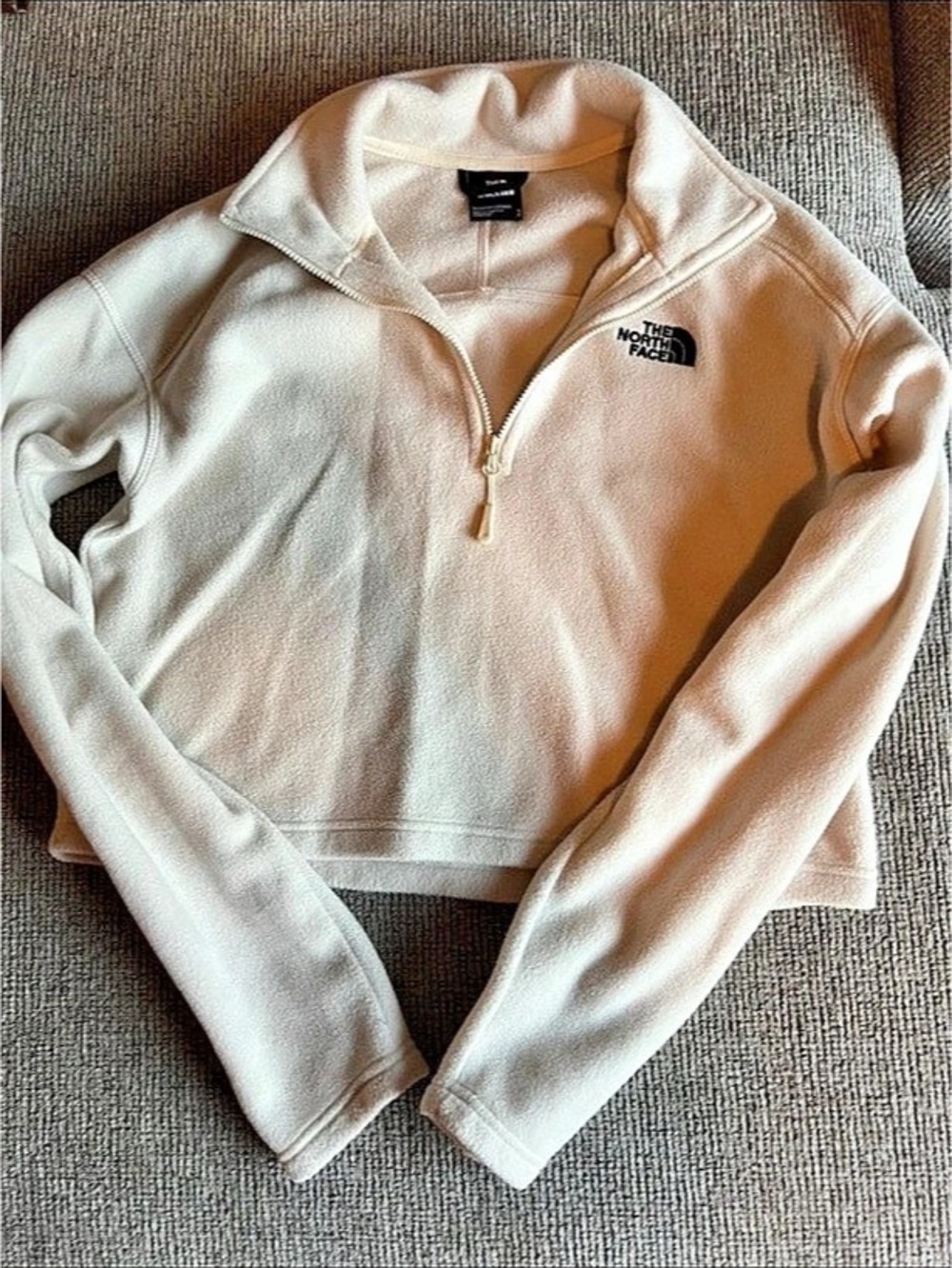 The North Face Women'Small 100 Glacier Cropped 1/4 Zip Fleece Small
